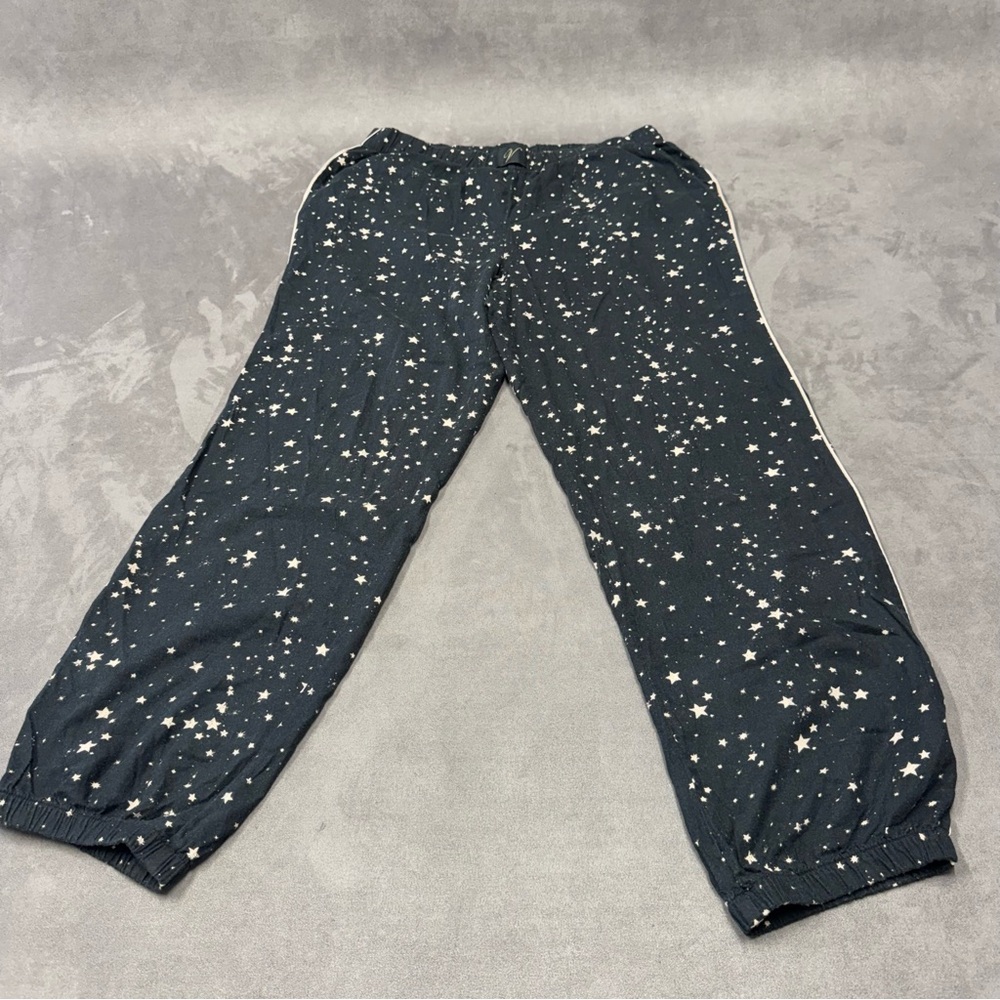 Victoria secret pajama joggers black cream Starry Night women’s pants Bottoms M